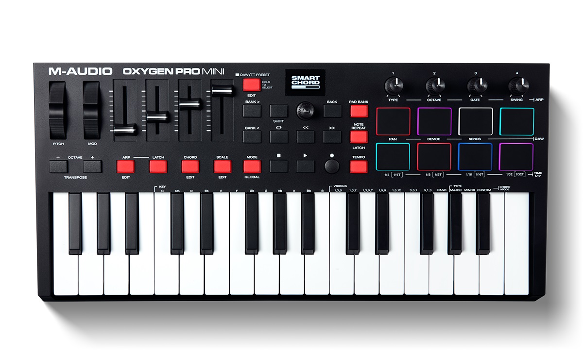 DTM・DAW M-Audio Oxygen Pro Mini 32 m_audio_oxygenpromini_oxygen_p